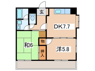 日宝コ－トヒルズ洋光台Ⅳの物件間取画像